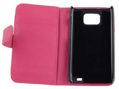 Samsung I9100 Galaxy S2 Synthetic Leather Wallet Case - Pink