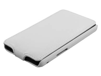 Synthetic Leather Flip Case for Samsung I9100 Galaxy S2 - Pearl White