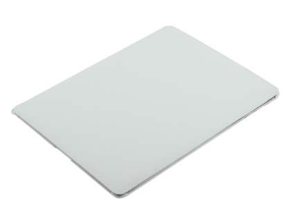 Premium Ultra Slim Genuine Leather Flip Case with Stand for iPad 2/3 - White