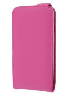 Samsung I9300 Galaxy S3 Genuine Leather Flip Case - Pink