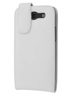 Samsung I9300 Galaxy S3 Genuine Leather Flip Case - White Leather Flip Case