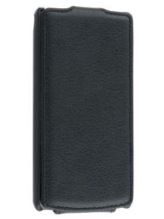 Slim Synthetic Leather Flip Case for Sony Ericsson XPERIA Arc/Arc S - Classic Black