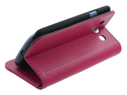 Samsung I9300 Galaxy S3 Slim Synthetic Leather Wallet Case with Stand - Pink