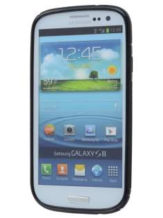 Samsung I9300 Galaxy S3 Wave Case - Frosted Black/Black
