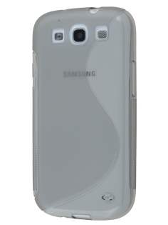 Samsung I9300 Galaxy S3 Wave Case - Frosted Grey/Grey