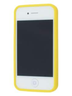 LIM'S Fashionable Protective Case for iPhone 4S/4 - Yellow