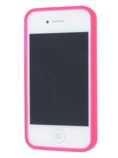 LIM'S Fashionable Protective Case for iPhone 4S/4 - Hot Pink