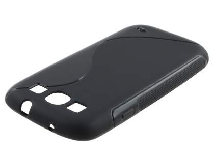 Samsung I9300 Galaxy S3 Wave Case - Frosted Black/Black