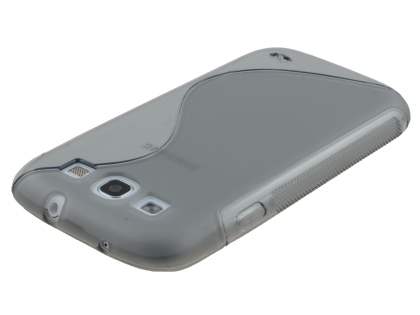 Samsung I9300 Galaxy S3 Wave Case - Frosted Grey/Grey