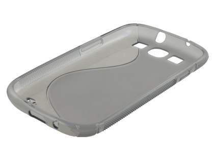 Samsung I9300 Galaxy S3 Wave Case - Frosted Grey/Grey