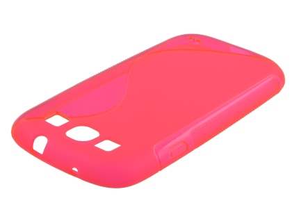 Samsung I9300 Galaxy S3 Wave Case - Frosted Pink/Pink