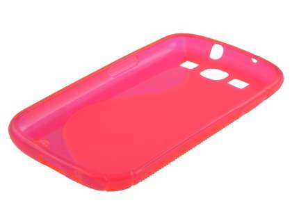 Samsung I9300 Galaxy S3 Wave Case - Frosted Pink/Pink