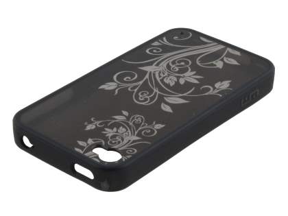 LIM'S Fashionable Protective Case for iPhone 4S/4 - Black