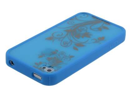 LIM'S Fashionable Protective Case for iPhone 4S/4 - Blue