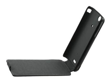 Slim Synthetic Leather Flip Case for Sony Ericsson XPERIA Arc/Arc S - Classic Black