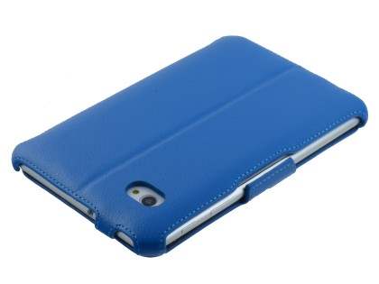 Synthetic Leather Flip Case with Dual-Angle Stand for Samsung Galaxy Tab 7.0 Plus - Sky Blue