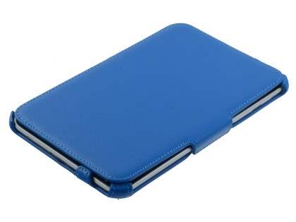 Synthetic Leather Flip Case with Dual-Angle Stand for Samsung Galaxy Tab 7.0 Plus - Sky Blue