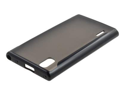 Dual-Design Case for LG Prada 3.0 - Black/Grey