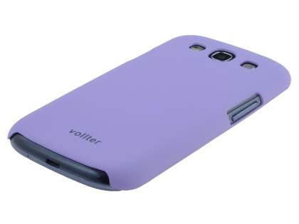 Vollter Ultra Slim Rubberised Case for Samsung I9300 Galaxy S3 - Light Purple