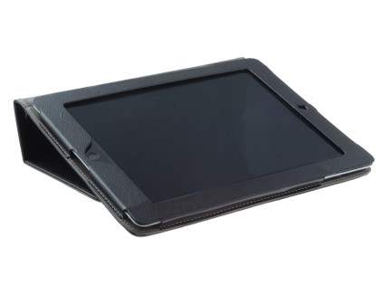 Synthetic Leather Flip Case with Stand for iPad 2 / iPad 3 / iPad 4 - Black