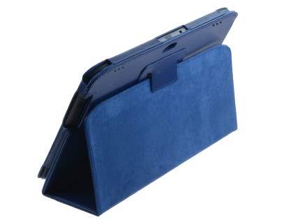 Synthetic Leather Flip Case with Fold-Back Stand for Motorola XOOM 2 10.1 - Ocean Blue