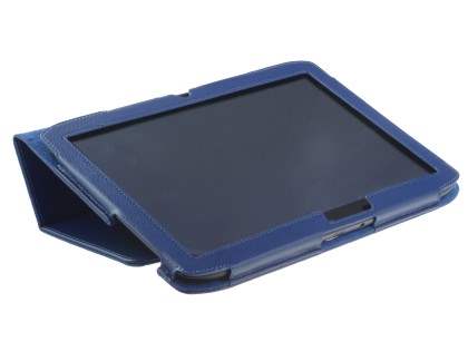 Synthetic Leather Flip Case with Fold-Back Stand for Motorola XOOM 2 10.1 - Ocean Blue