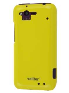Vollter Ultra Slim Glossy Case for HTC Rhyme - Canary Yellow