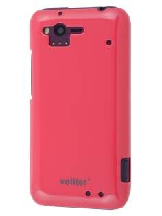 Vollter Ultra Slim Glossy Case for HTC Rhyme - Amaranth Red