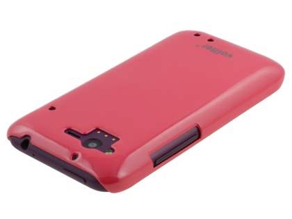 Vollter Ultra Slim Glossy Case for HTC Rhyme - Amaranth Red
