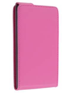 Synthetic Leather Flip Case for Nokia Lumia 900 - Pink