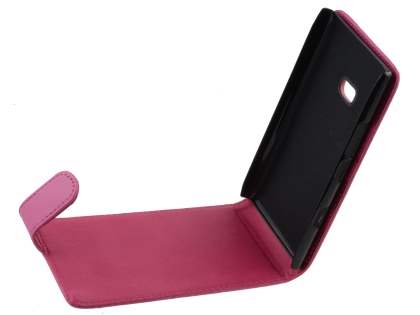 Synthetic Leather Flip Case for Nokia Lumia 900 - Pink