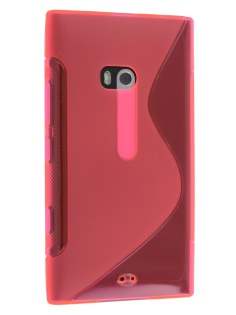 Wave Case for Nokia Lumia 900 - Frosted Pink/Pink Soft Cover