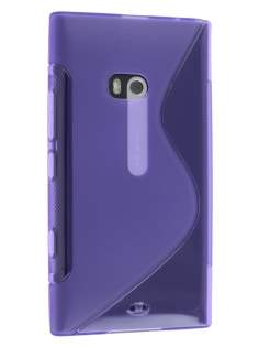 Wave Case for Nokia Lumia 900 - Frosted Purple/Purple Soft Cover