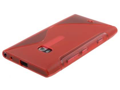 Wave Case for Nokia Lumia 900 - Frosted Red/Red