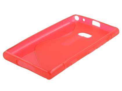 Wave Case for Nokia Lumia 900 - Frosted Red/Red