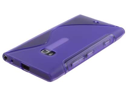 Wave Case for Nokia Lumia 900 - Frosted Purple/Purple