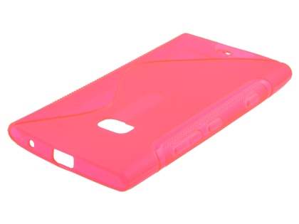 Wave Case for Nokia Lumia 900 - Frosted Pink/Pink