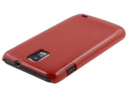 UltraTough Glossy Slim Case for Samsung I9210T Galaxy S II 4G - Red