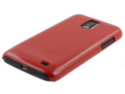 UltraTough Glossy Slim Case for Samsung I9210T Galaxy S II 4G - Red