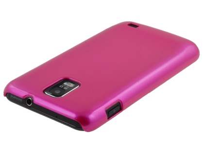 UltraTough Glossy Slim Case for Samsung I9210T Galaxy S II 4G - Hot Pink