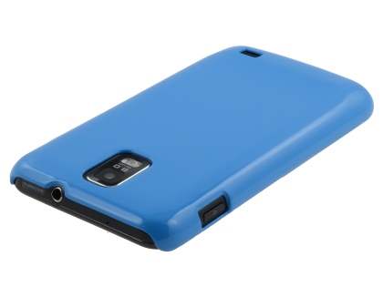 UltraTough Glossy Slim Case for Samsung I9210T Galaxy S II 4G - Blue