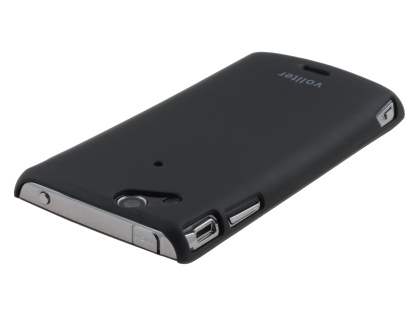 Vollter Ultra Slim Rubberised Case for Sony Ericsson XPERIA Arc/Arc S - Classic Black