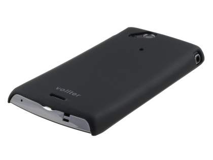 Vollter Ultra Slim Rubberised Case for Sony Ericsson XPERIA Arc/Arc S - Classic Black
