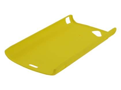 Vollter Ultra Slim Rubberised Case for Sony Ericsson XPERIA Arc/Arc S - Canary Yellow