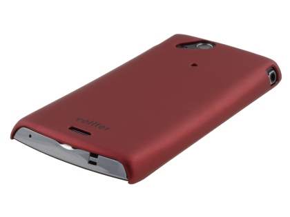 Vollter Ultra Slim Rubberised Case for Sony Ericsson XPERIA Arc/Arc S - Red