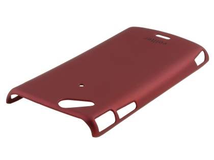 Vollter Ultra Slim Rubberised Case for Sony Ericsson XPERIA Arc/Arc S - Red