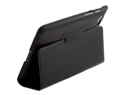 Ultra-Slim Synthetic Leather Case for Samsung Galaxy Tab 7.7 P6800 - Black