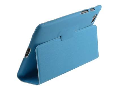 Ultra-Slim Synthetic Leather Case for Samsung Galaxy Tab 7.7 P6800 - Sky Blue