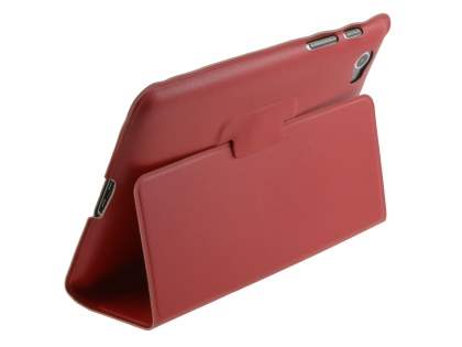 Ultra-Slim Synthetic Leather Case for Samsung Galaxy Tab 7.7 P6800 - Red