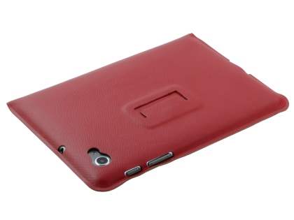Ultra-Slim Synthetic Leather Case for Samsung Galaxy Tab 7.7 P6800 - Red